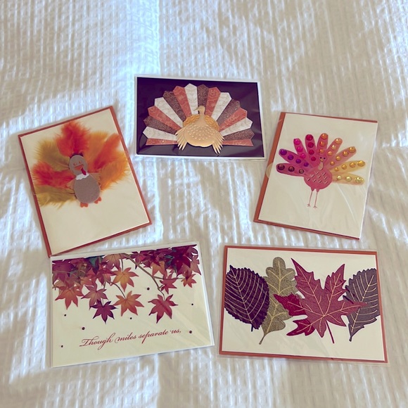 Papyrus Holiday 5 Beautiful Unique Papyrus Thanksgiving Cards Nwt